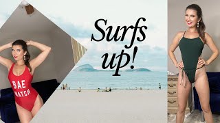 Surfs up! | wonderful one piece bikini try on haul! pt 2