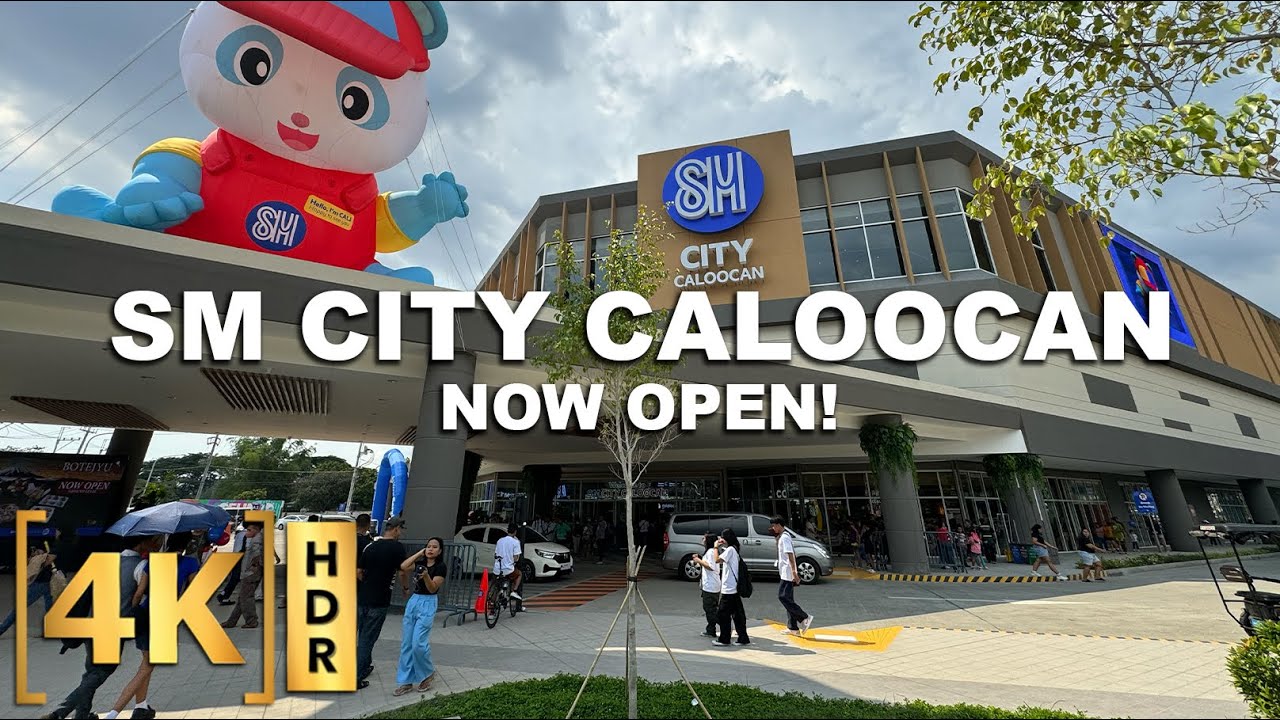 SM CITY CALOOCAN Is NOW OPEN The 86th NEWEST Mall In Metro Manila 4k-hd-downtown-monumento-caloocan-city-philippines-night-walk-tour