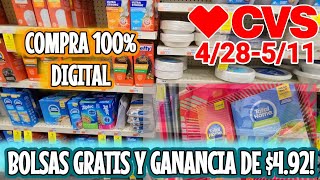 🔥CALIENTE 👉 GRATIS y ganancia de $4.92!! • bolsas en CVS 4\/28\/24