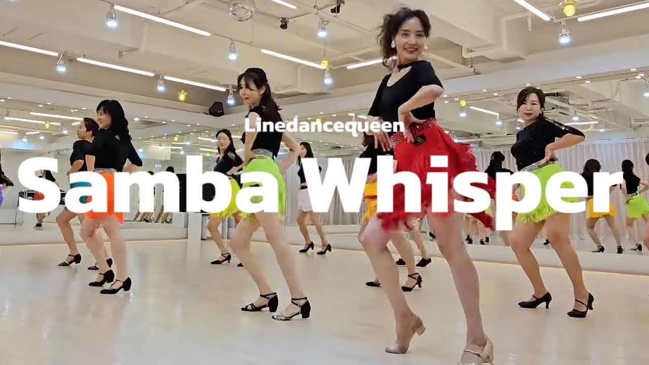 Samba Whisper Line Dance l Improver l 삼바 위스퍼 라인댄스 l Linedancequeen l Junghye Yoon
