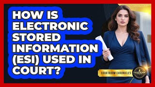 How Is Electronic Stored Information (ESI) Used In Court? - Courtroom Chronicles