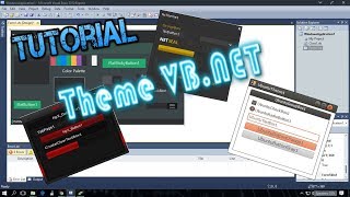 Tutorial memasang theme vb net + Download Link