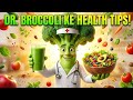 Dr. Broccoli Ke Health Tips 👩🏻‍⚕️🍎 Exercise, Food &amp; Fun in 3D! #health #viral #video 