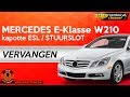 Mercedes E-Klasse W210 kapotte stuurslot ontgrendelen / vervangen