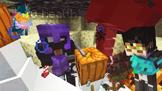 PROSES PENCARIAN BUNGA JAHAT DENGAN MENUMBALKAN SNOW GOLEM!!  #30【SANS SMP S4】