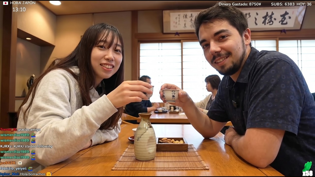 Mi novia japonesa bebe SAKE y su español se descontrola 🤣