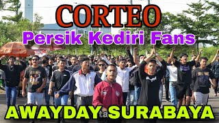 Corteo Ribuan Persik Mania Memasuki Area Stadion Gelora Bung Tomo | Persebaya vs Persik Kediri