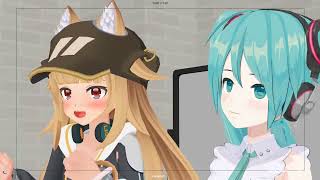 Vtuber 3D animation - Miku Hololive style epic