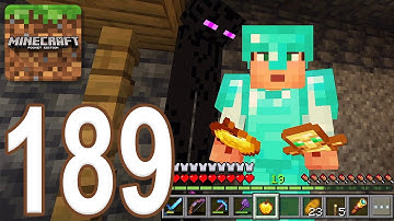 Minecraft Pocket Survival - Gameplay Walkthrough Part 189 - Creepy Enderman (iOS, Android)