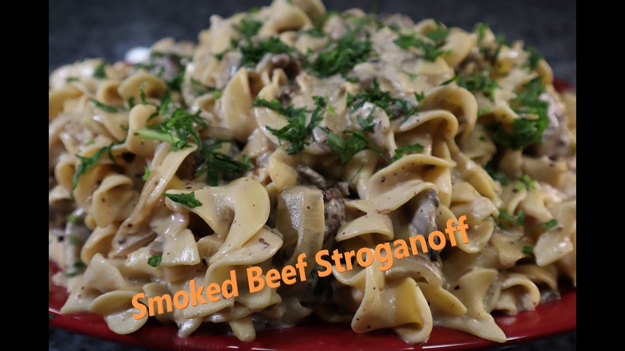 How to Make Smoked Beef Stroganoff (Vision grill Kamado) - YouTube