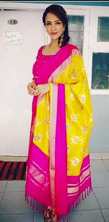 Long Frocks With Ikkat Dupattas Store 