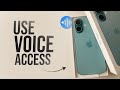 How to Use Voice Access in iPhone (tutorial)