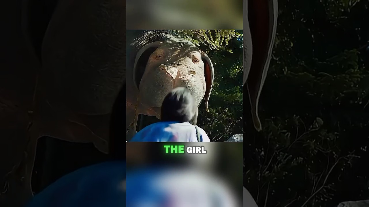 Pig Saves Girl from Falling😱😢