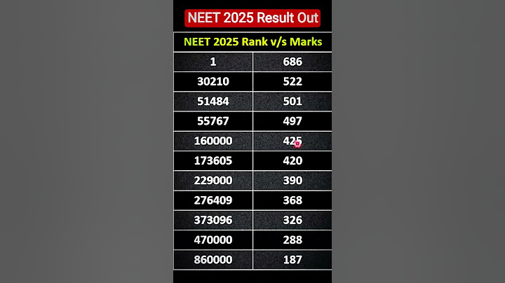 NEET Cut Off | NEET 2025 Expected Cut Off final | NEET 2025 Cut Off Marks #neet