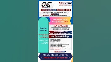 Oracle Fusion Financials Functional Online Training  #oraclefusion #education #oraclesoftware #job