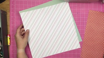 Scrapbook Process: Fa La La La // Follow a Sketch Friday // Off the Board