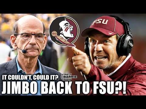 Paul Finebaum PREDICTS Jimbo Fisher could return to coaching at … FSU?! | The Matt Barrie Show