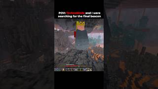 POV: Technoblade and Me Switched Dimensions #minecraft