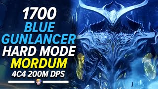 Lost Ark: Hard Mordum Gate 3 4C4 1700 Blue Gunlancer 200m DPS