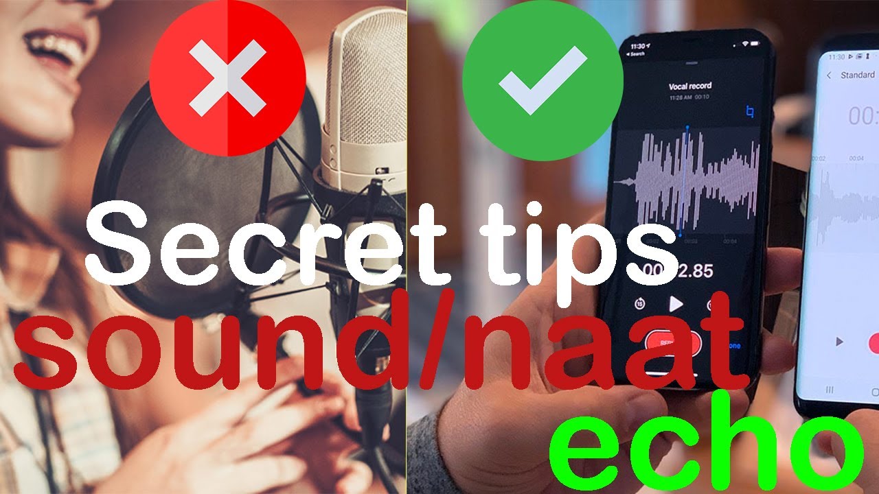 best app for sound recording with echo || record naat with echo