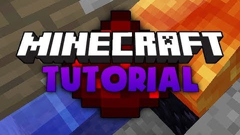 Minecraft Tutorial: Redstone Obsidian Generator w/ Pistons