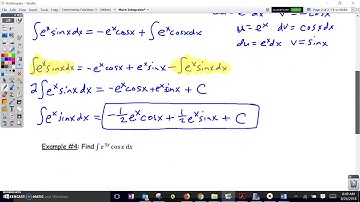 More Integration by Parts  Solving for the Unknown Integral