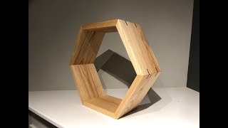 DIY Hexagon (or Honeycomb) Shelves