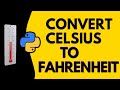 Python program to convert Temperature from Celsius to Fahrenheit