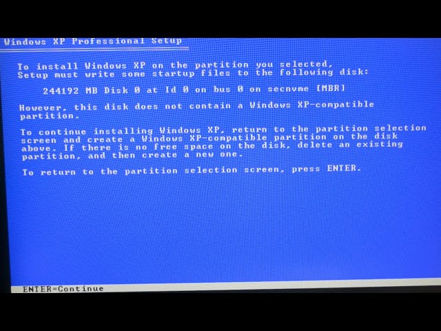 windows xp on a hp prodesk with no acpi support - YouTube