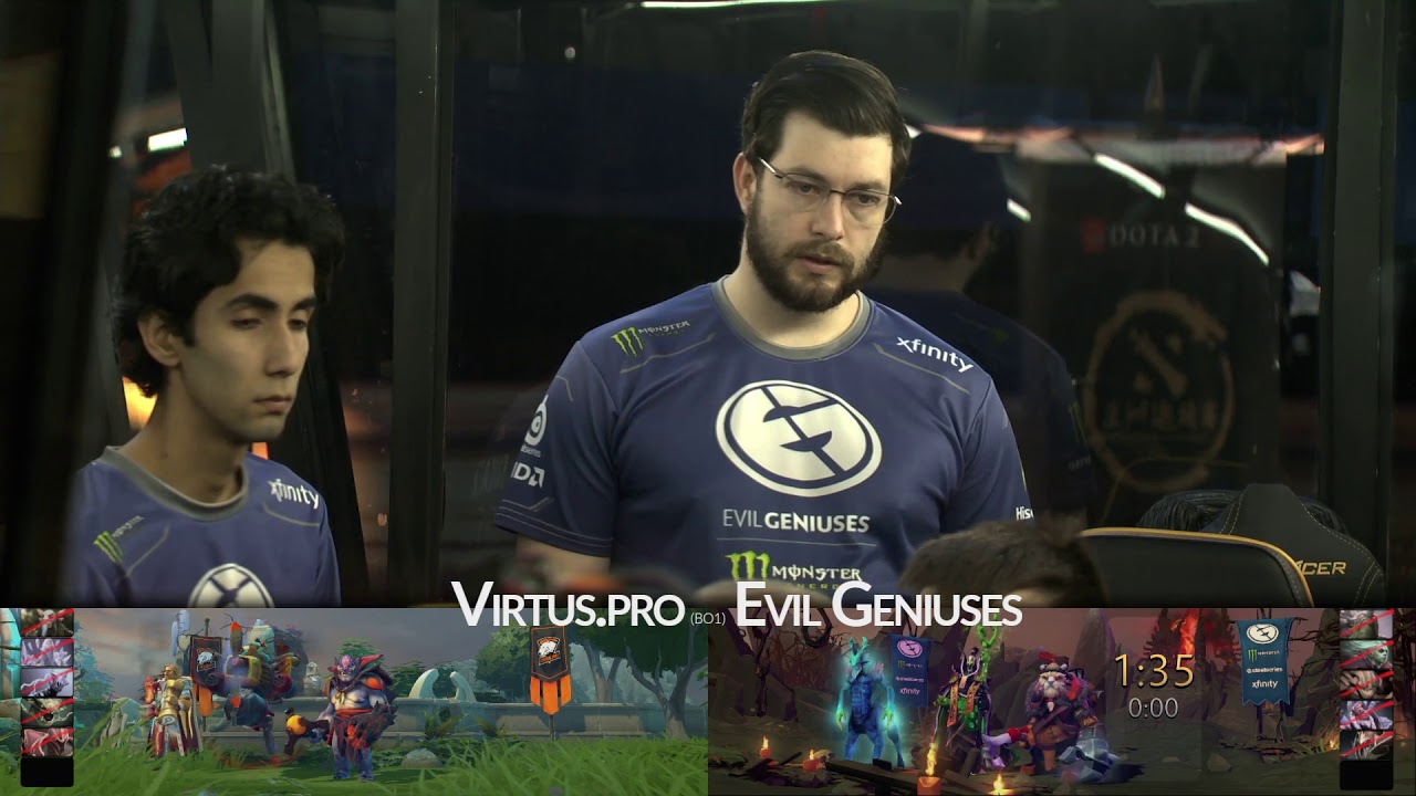 Virtus.pro vs Evil Geniuses (Bo1)  - DAC 2018 Main Event Day 3