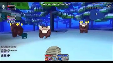 Cube World- Killing 3 Skull Bulls At Once