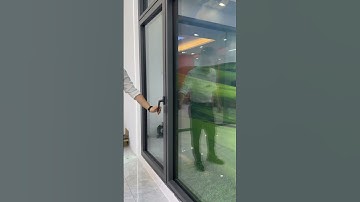 The drifting window opens without taking up space.#driftwindow #driftingwindows #doorandwindow