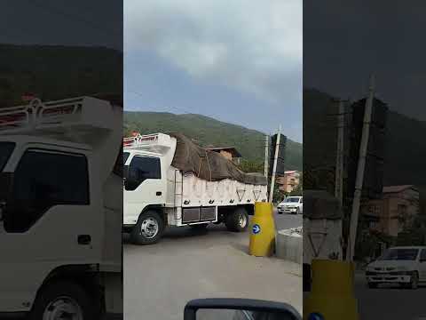 جاده زیبای فیروزکوه زندگی سالم آسمان آب جاده شنزار  