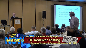 HRN 228: HF Receiver Testing Issues/Advances, from the DCC on HamRadionow