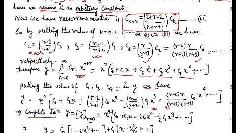 Frobenius Method Part 3 (When roots of indicial equation inequal differing)