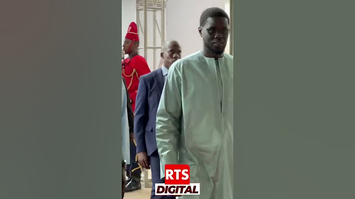 Cérémonie présentation du plan de redressement économique & social Arrivée du président Diomaye Faye