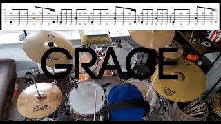 Jeff Buckley - Grace - Drum Cover With TABS