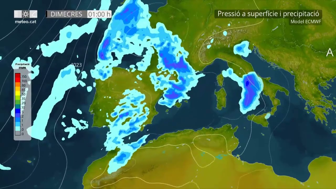 Predicció general per a dilluns 5-10-2026