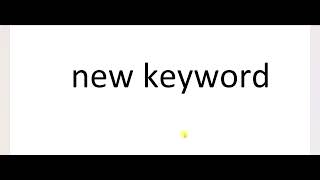 new KEYWORD in java | java beginners | learn Easy| JavaTech