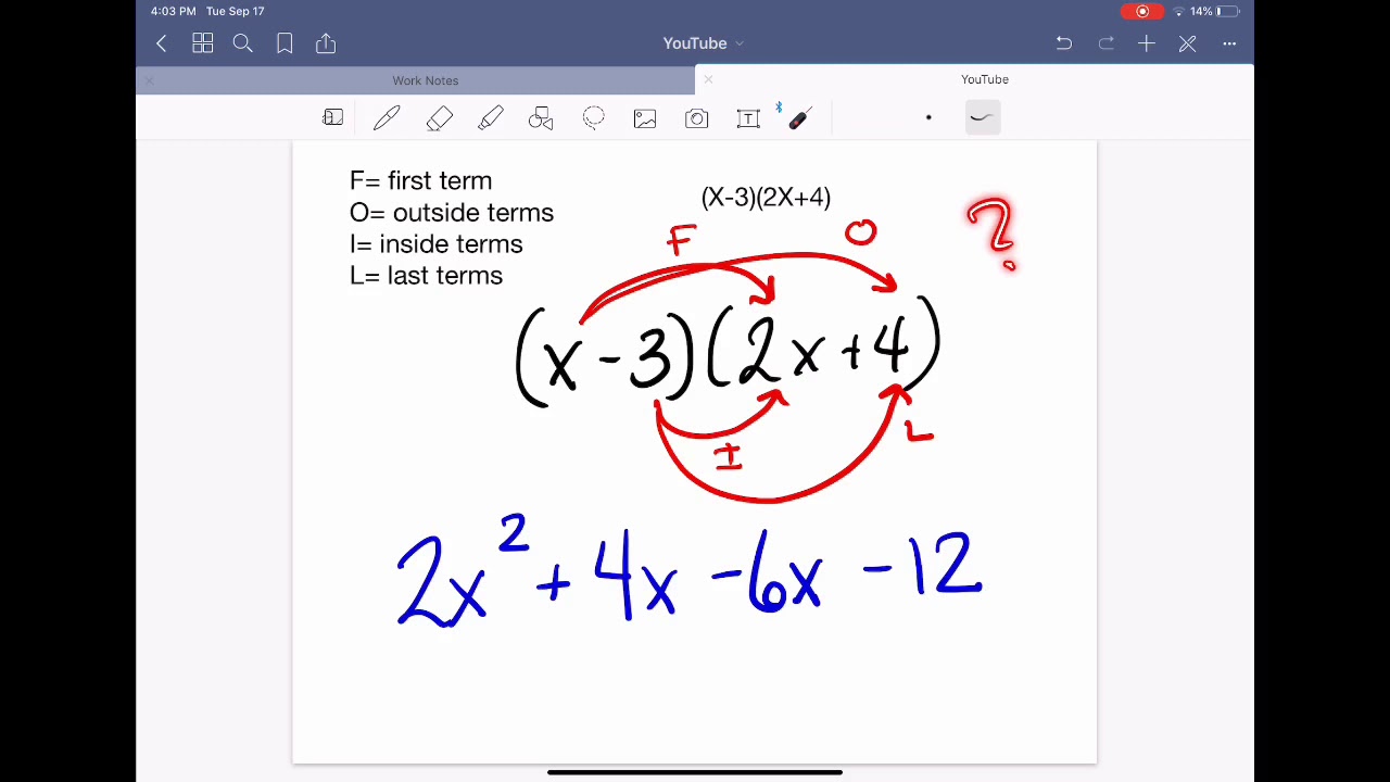 Using Arrays To Multiply Polynomials - YouTube
