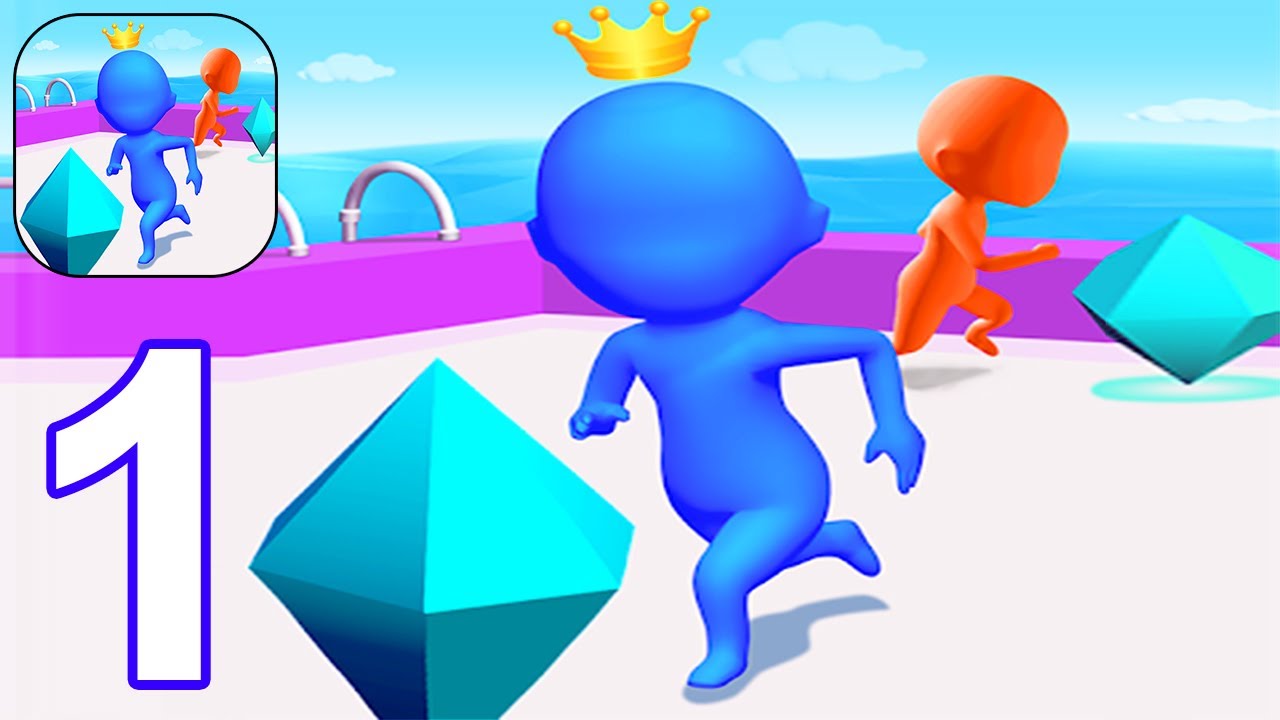 Diamond Race 3D - Gameplay Part 1 All Levels Max Level (Android, iOS ...