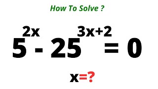 A Nice Math Problem Beautiful Exponential Equation...