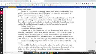 Holes by Louis Sachar Chapters 41-45