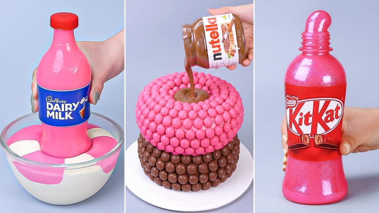 Tantangan Dekorasi Kue Cokelat Merah Muda 🩷 Tantangan Terberat Dalam Membuat Kue Cokelat