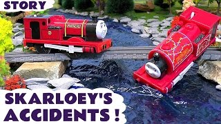 Thomas And Friends Skarloeys Accident And Rescue Story