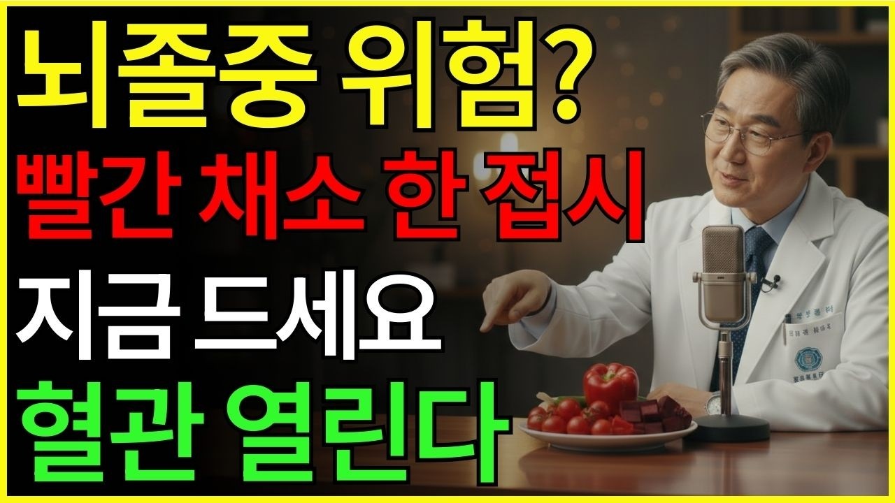 고작 ‘빨간 채소’만 바꿨는데, 막힌 혈관이 눈에 띄게 열립니다 | 혈관 | 뇌졸중 | 항산화 | 건강식품 | 시니어건강