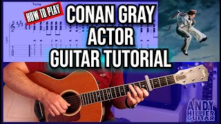 How To Play Conan Gray  Actor Guitar Tutorial