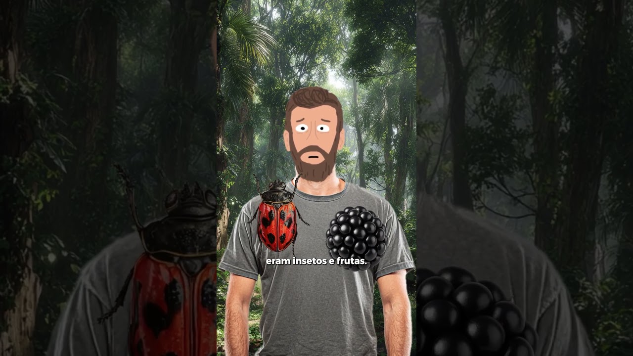 Ele sobreviveu na floresta!