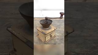 From Rust to Glory | 100-Year-Old Coffee Grinder Restoration ☕✨ #shorts #trending #usa