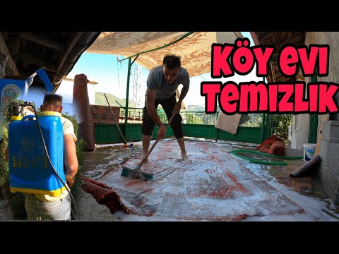 KÖY EVİ BAŞTAN SONA TEMİZLİK BADANA HALI YIKAMA